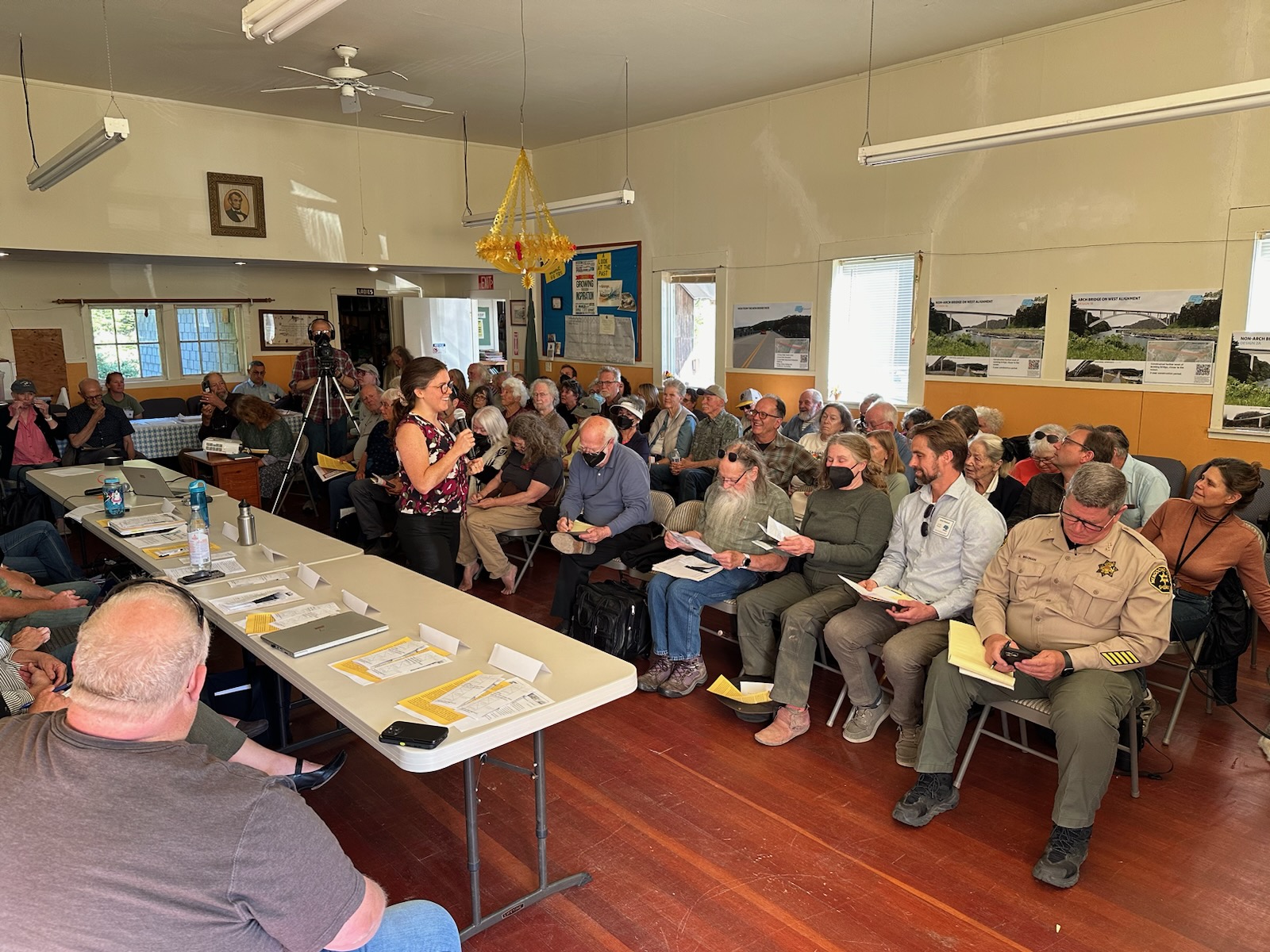 Albion River Bridge public meeting